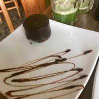 Vegan chocolate cheesecake  at Gaia Art and Cafe in Rio De Janeiro