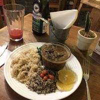 Vegan special of the day at Gaia Art and Cafe in Rio De Janeiro