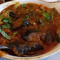 Aubergine main at Mittee Indian Restaurant in Bromley