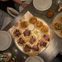 Tacos oyster mushroom made vegan and chorizo!  at Mæxico City in Copenhagen