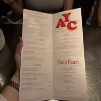 Menu!  at Mæxico City in Copenhagen