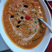 Vegetables with creamy sauce at King Masala in Wertingen