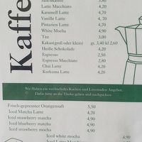 Kaffee mit Hafermilch erhältlich at Bio-Deli-Cafe‘ "3 Haselnüsse" in Templin