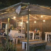 Street view at Arjuna Vegetarian Restaurant   in Yogyakarta