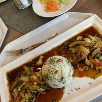 Wokpfanne  at Lakeside Restaurant Area 47 in Haiming