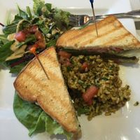 Franken-Burger at The New Vegan in Delray Beach