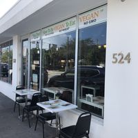 Outside  at The New Vegan in Delray Beach