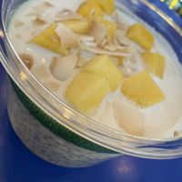 Mango coconut chia puddingg  at Voyager - St John  in San Jose