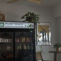 they also have this cute fridge with fruits, juice and sandwiches  at PLANT SHACK    in Mallorca