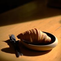 Croissant at Honest Coffee Developers in Athens