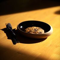 Choco Chip Vanilla Cookie at Honest Coffee Developers in Athens