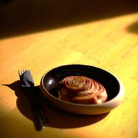 Cinnamon Roll at Honest Coffee Developers in Athens