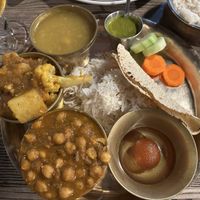 Veggie thali   at Himalayan Delights in Newport Beach