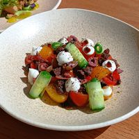Greek village salad 🥗 at The Açaí Restaurant in Rhodes