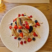 Excellent pancakes  at The Açaí Restaurant in Rhodes