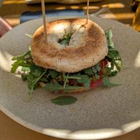 Garden Fresh Bagel at The Açaí Restaurant in Rhodes