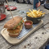 Chicken sandwich at Dig Inn  in Marple