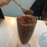 Chocolate malt milkshake  at Little Goat Diner in Chicago