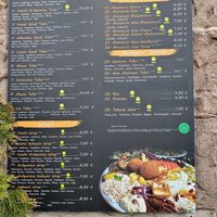 Menu at Mimas Restaurant in Erlangen