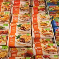 Vegetarian mock meat products at Village Grocer in Kuala Lumpur