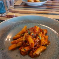 Second course of surprise menu, pasta at Sapori Sardi in Woerden