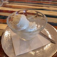 Dessert: vegan ice cream at Sapori Sardi in Woerden