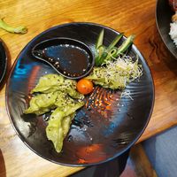 Vegan gyoza (comes w 5 pieces) at Susanoo Ramen in Toulouse