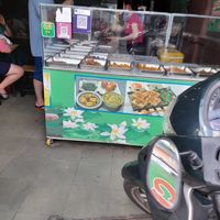 Com chay counters at Cơm chay Diệu Vy in Ho Chi Minh City