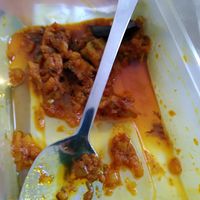 Aloo gobi - remains of (May 2025) at Taj Mahal in Morpeth