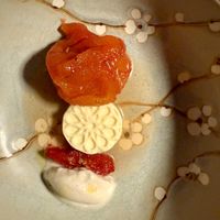 Tomate mit Juzu und Vanille   at Gustavo in Augsburg