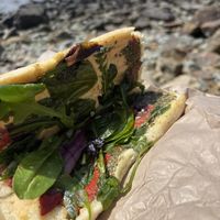 Middle Eastern (hummus, pesto and veg)  at Cathedral House - Tŷ'r Eglwys Gadeiriol in Haverfordwest