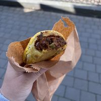 Vegan roll   at Cathedral House - Tŷ'r Eglwys Gadeiriol in Haverfordwest