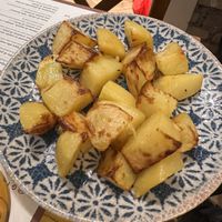 Roasted potatoes   at Osteria del Grillo al Pantheon in Rome