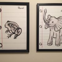 Art work by Ally Burguieres at Seed - Faubourg Lafayette in New Orleans