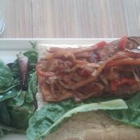 Eggplant poboy at Seed - Faubourg Lafayette in New Orleans