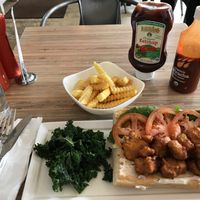 Southern Fried PoBoy at Seed - Faubourg Lafayette in New Orleans