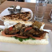 Po’boy and quesadilla  at Seed - Faubourg Lafayette in New Orleans