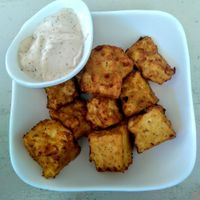 Chickpea batter nuggets at Seed - Faubourg Lafayette in New Orleans