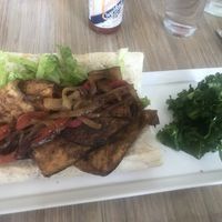 Eggplant poboy at Seed - Faubourg Lafayette in New Orleans