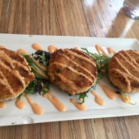 Artichoke cakes at Seed - Faubourg Lafayette in New Orleans
