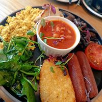 Vegan gourmet breakfast at La Belle Poste Café in Auckland