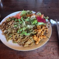 Lunch set - yakisoba noodles  at Omishima Hitori Marche  in Imabari