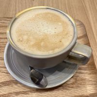 Oat latte  at Land & Monkeys - Père Lachaise   in Paris