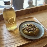 Chimp cookie and mint tea  at Land & Monkeys - Père Lachaise   in Paris