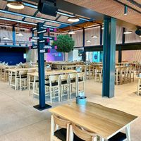 The dining space  at Geppetto Pizzeria - The Hub in Abu Dhabi