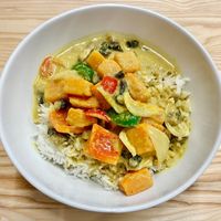 Sweet potato curry at Asian5 - The Hub  in Abu Dhabi