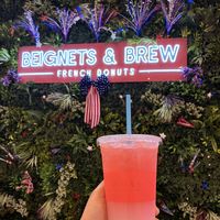Strawberry Power Fizz  at Beignets & Brew in Saraland
