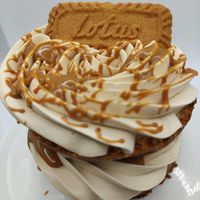 Lotus muffin at L'obrador d'en Funset in Llanca