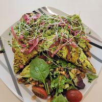 Avocado Toast Deluxe at Sip Sip Hooray Garden Cafe  in Englewood