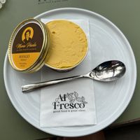 Mango sorbet  at Restavracija Al Fresco in Bled
